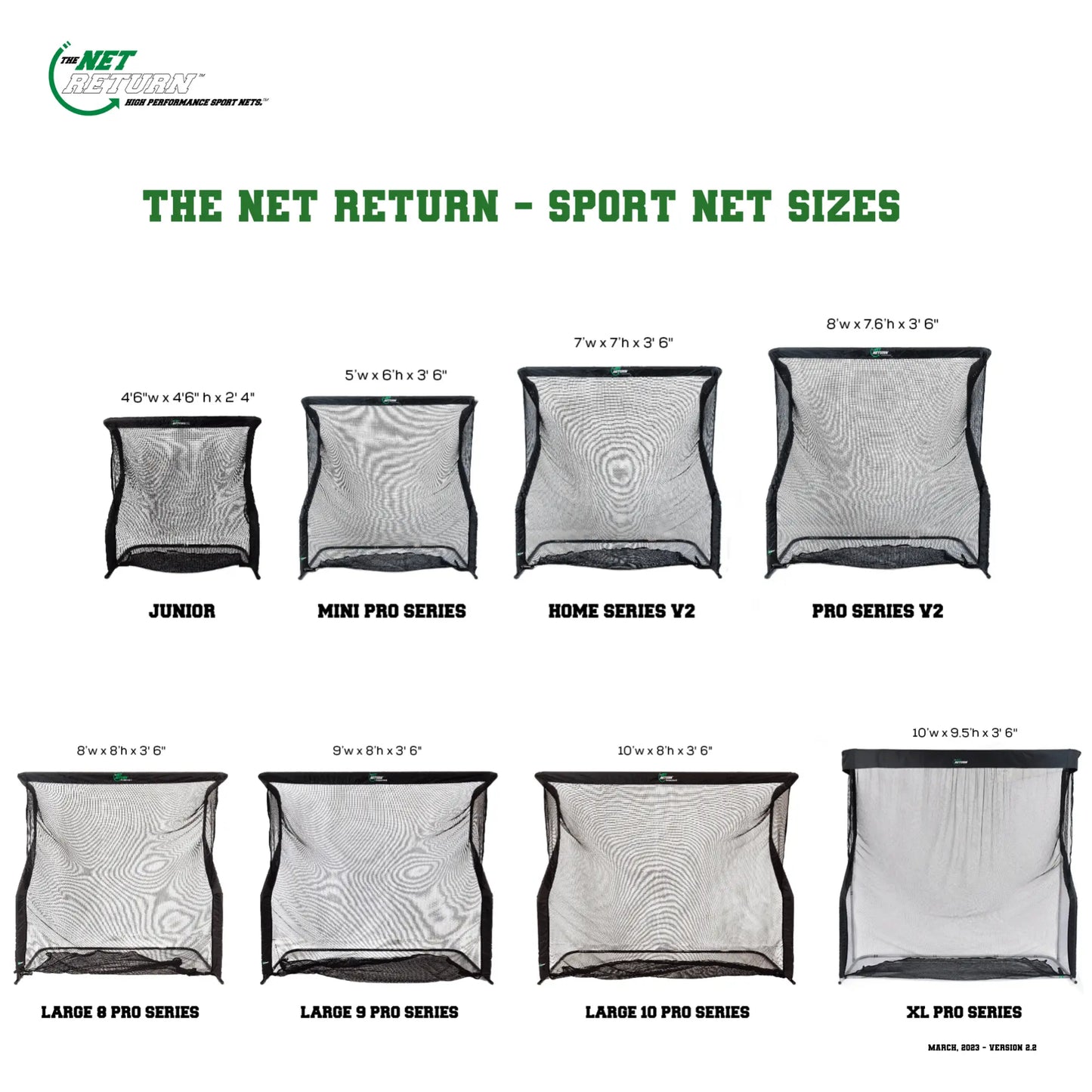 The Net Return Pro Series Large Pro 9 Package Golf Net The Net Return