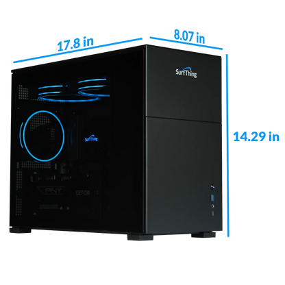 SurfThing SG3-5802 Golf Simulator and Gaming Computer SurfThing