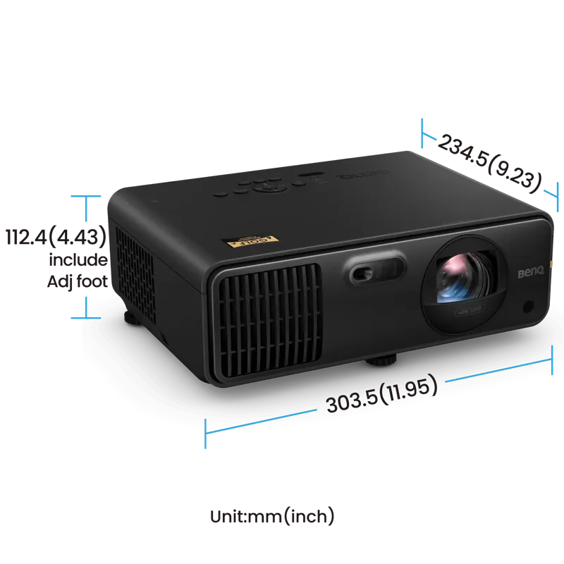 BenQ AK700ST 4000-Lumen 4K Short Throw Laser Golf Simulator Projector