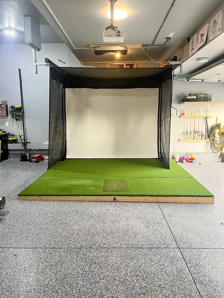 The SportScreen Vanish Series Retractable Golf Enclosure