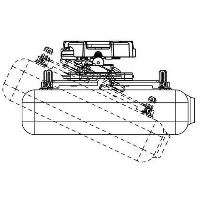Drop-Mount Projector Mounting Kit (With Extension Bar) My Golf Direct