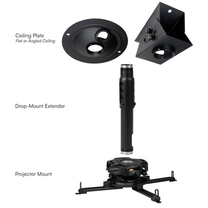 Drop-Mount Projector Mounting Kit (With Extension Bar) My Golf Direct
