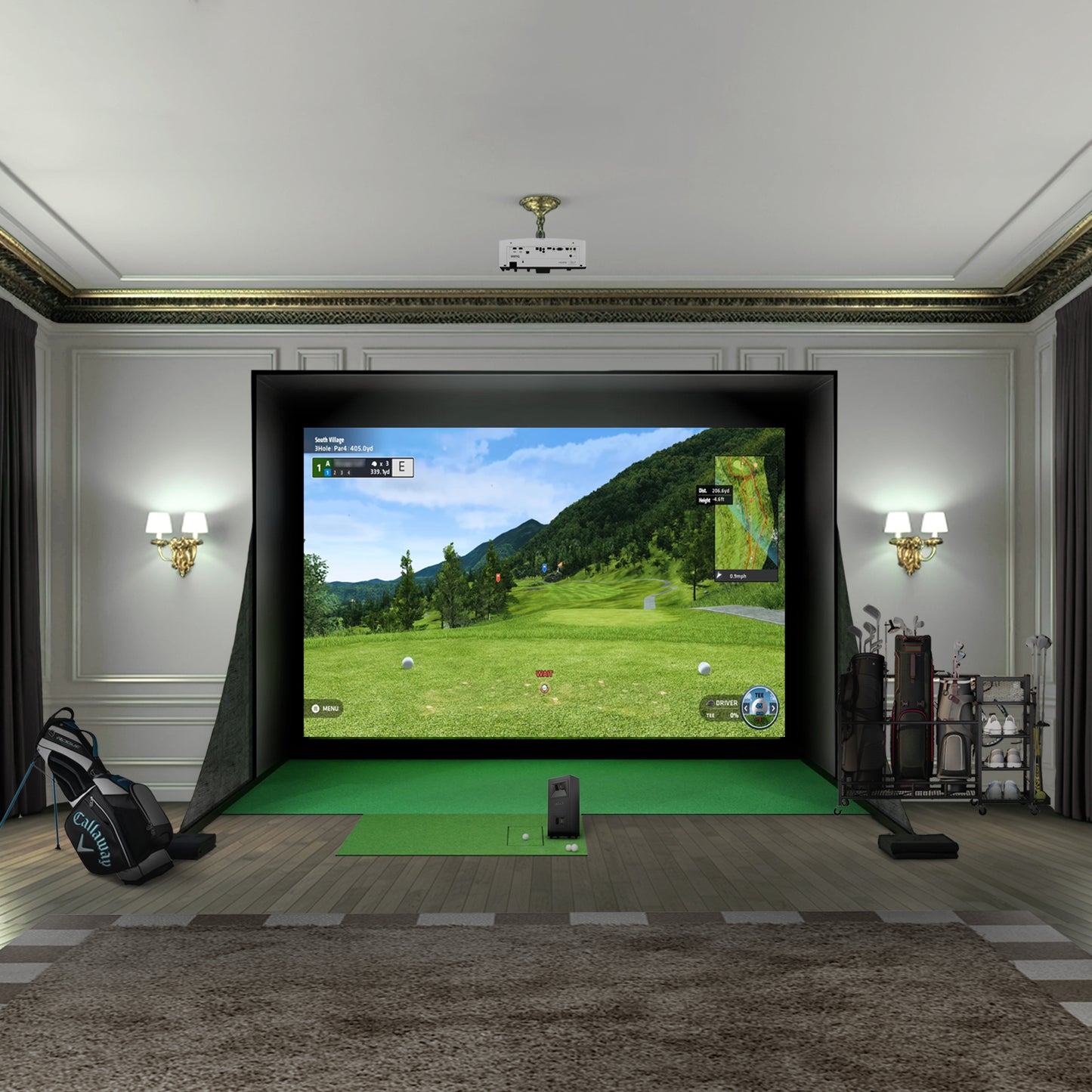 Uneekor EYE MINI LITE DIY Golf Simulator Performance Package