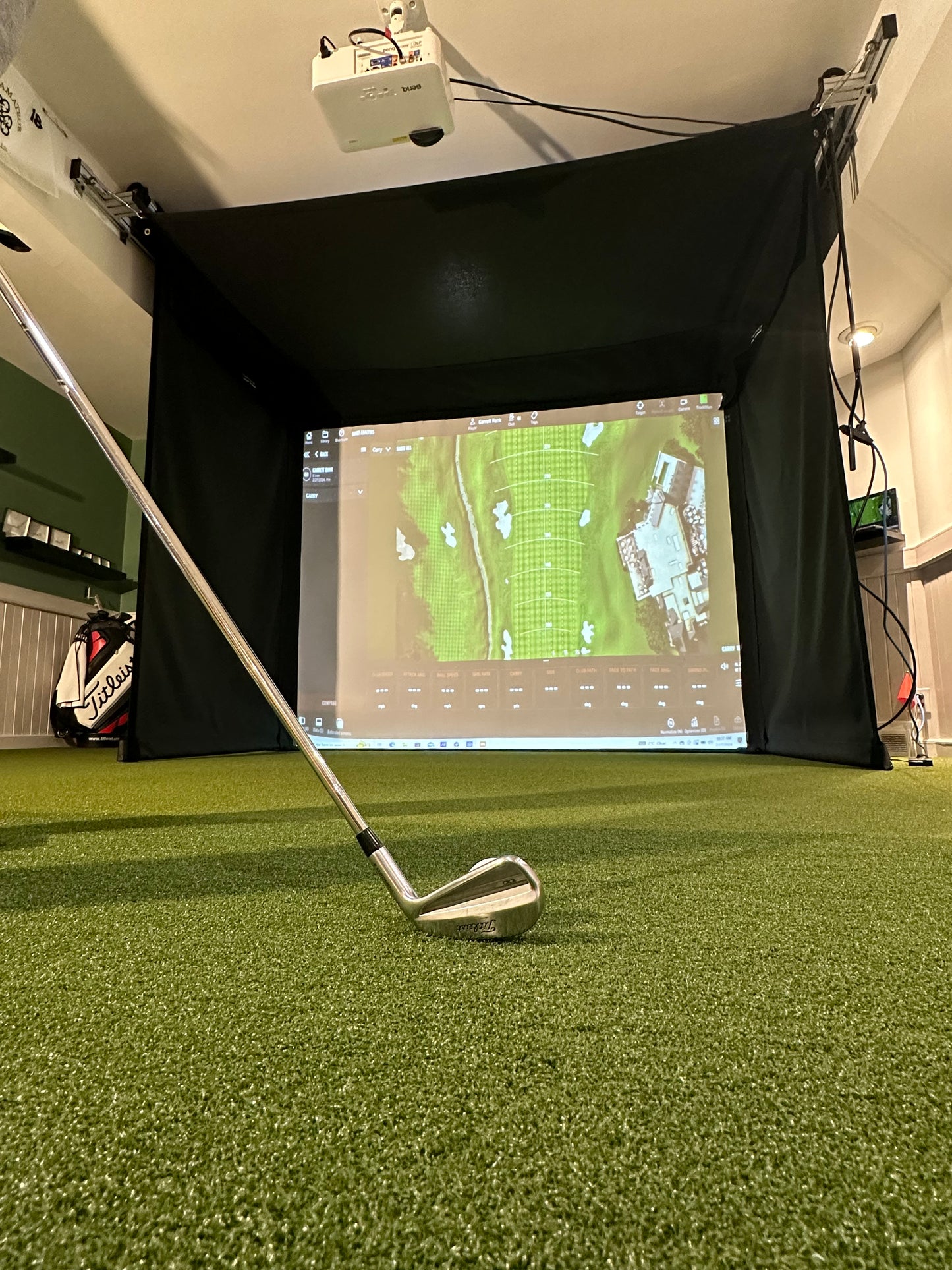 The SportScreen Vanish Series Retractable Golf Enclosure