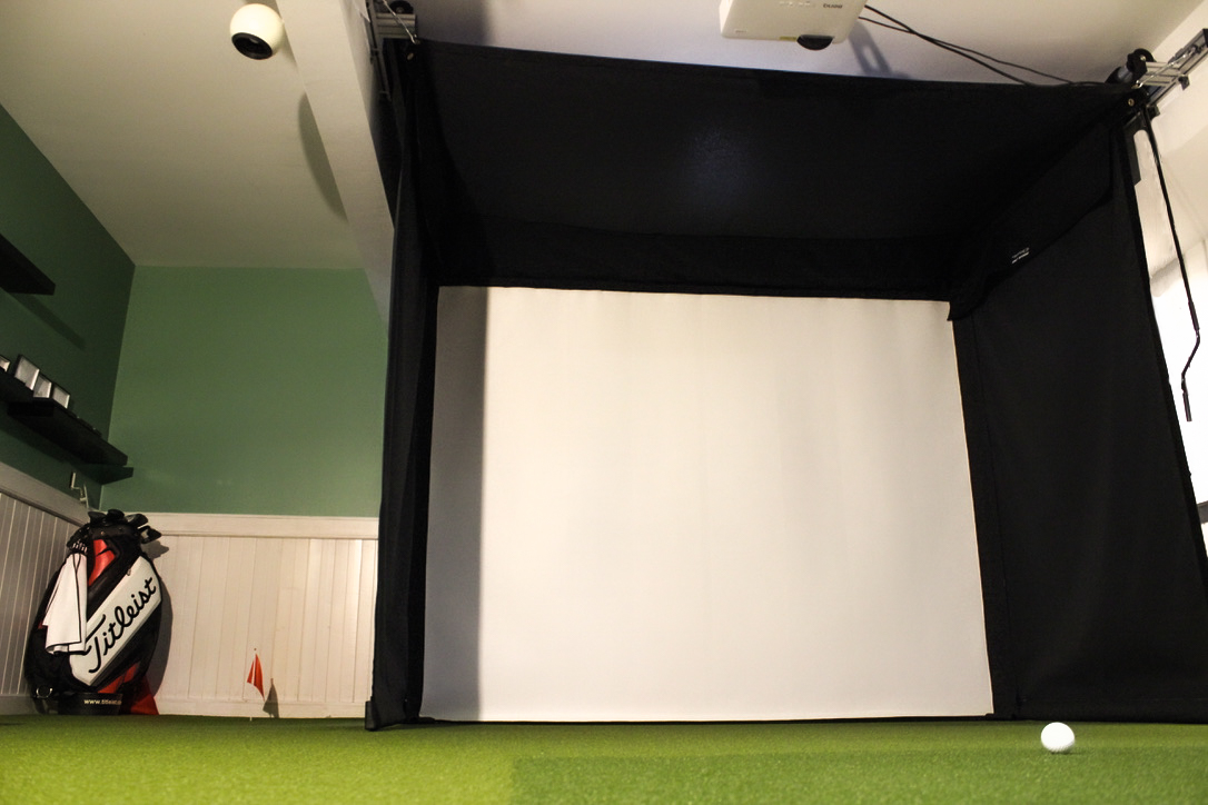 The SportScreen Vanish Series Retractable Golf Enclosure