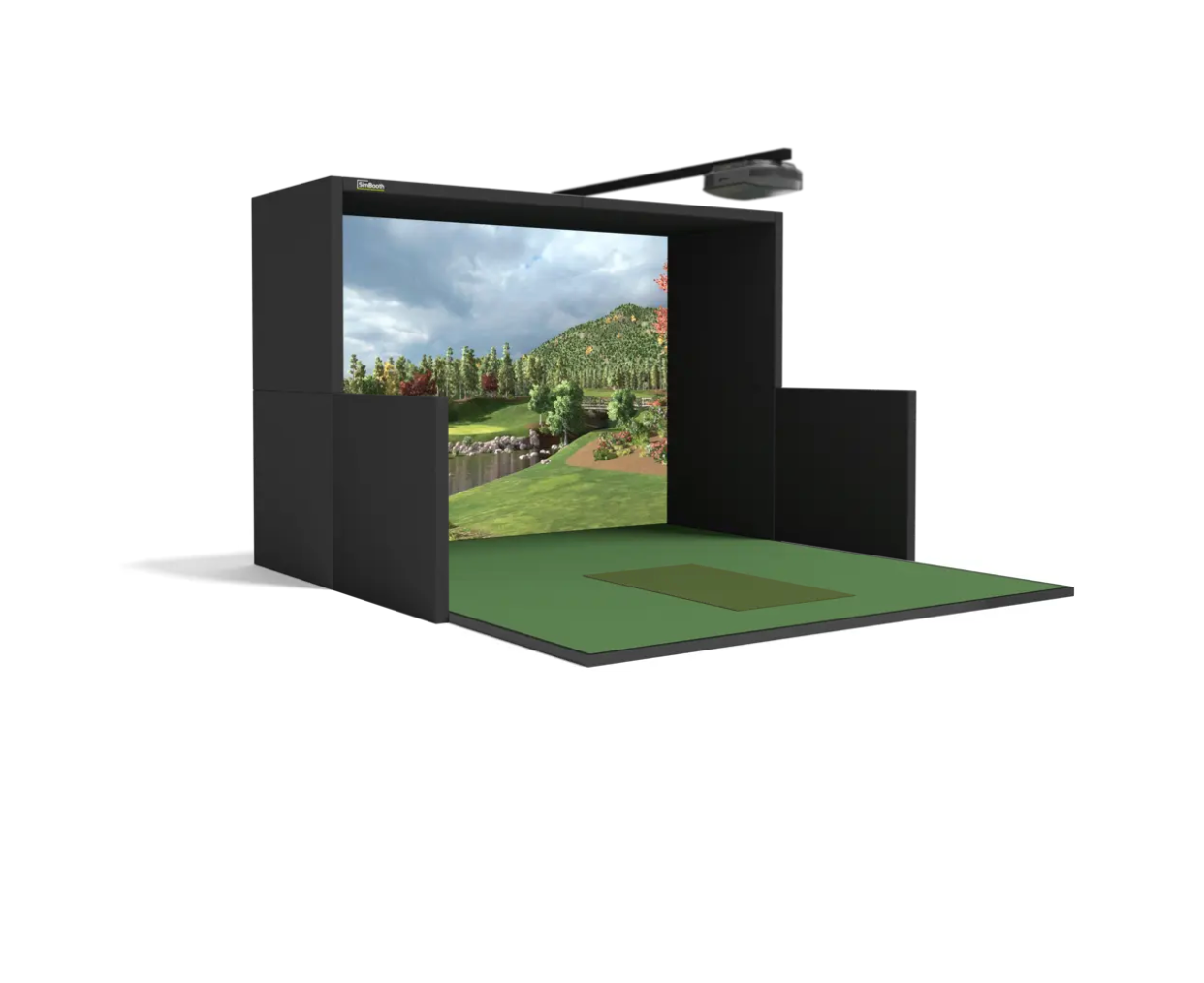 SimBooth 1 Golf Simulator Enclosure