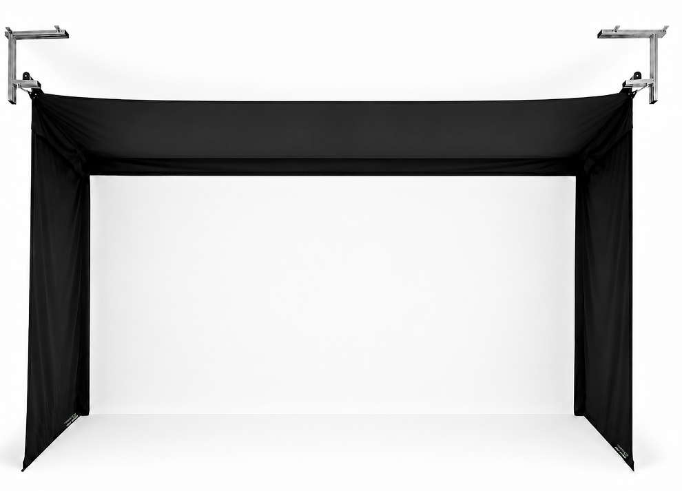 The SportScreen Vanish Series Retractable Golf Enclosure