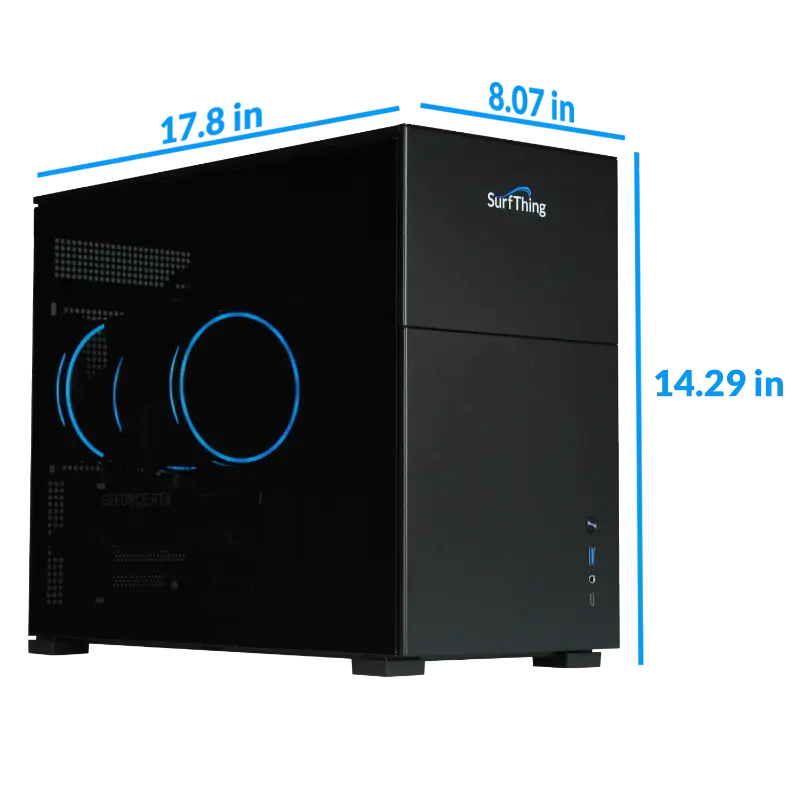SurfThing SG3-5602 Golf Simulator and Gaming Computer SurfThing