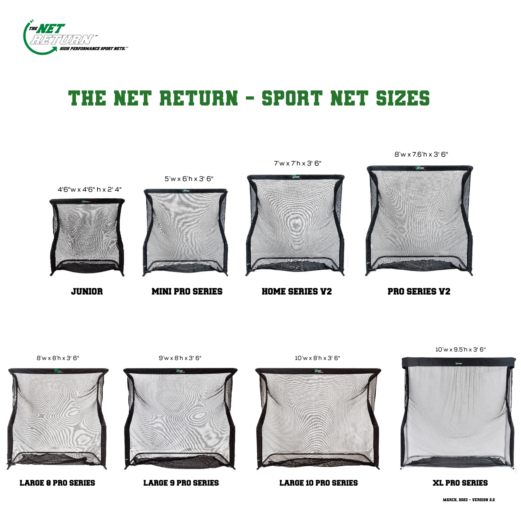 The Net Return Junior Home Series V2 - 4'6