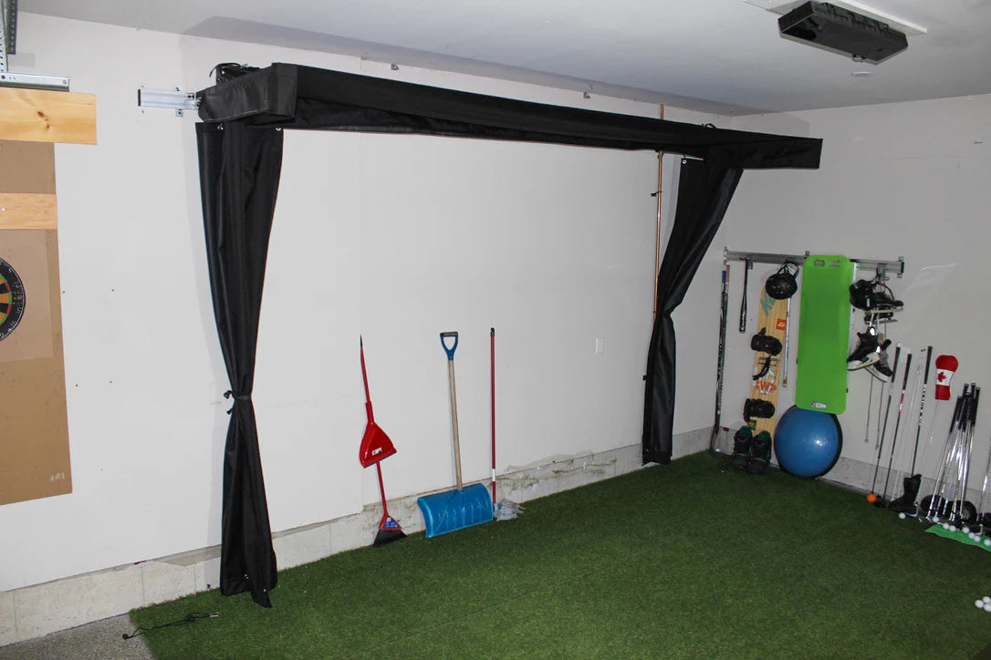 The SportScreen Vanish Lite Hybrid-Retractable Golf Enclosure