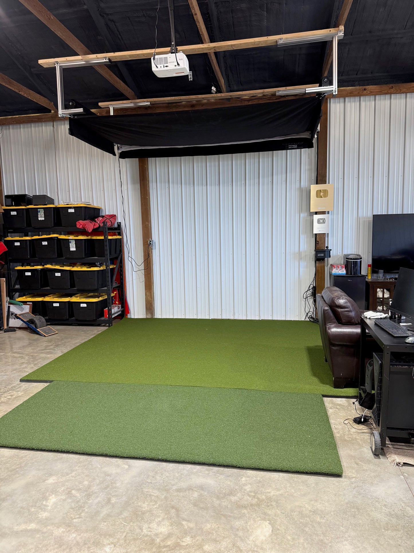 The SportScreen Vanish Series Retractable Golf Enclosure