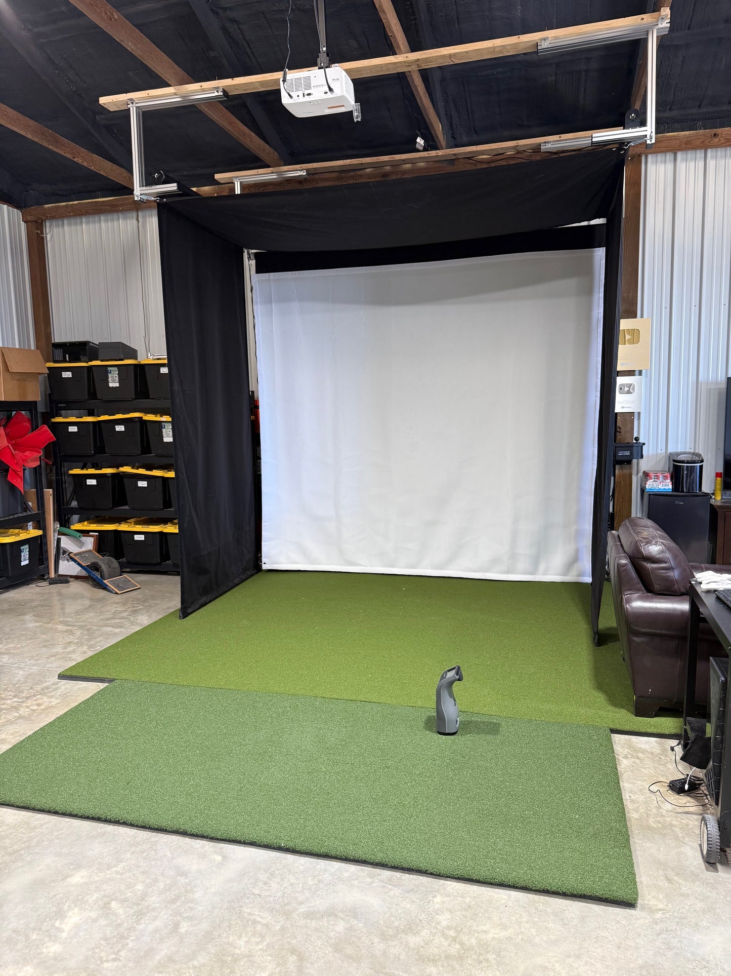 The SportScreen Vanish Series Retractable Golf Enclosure