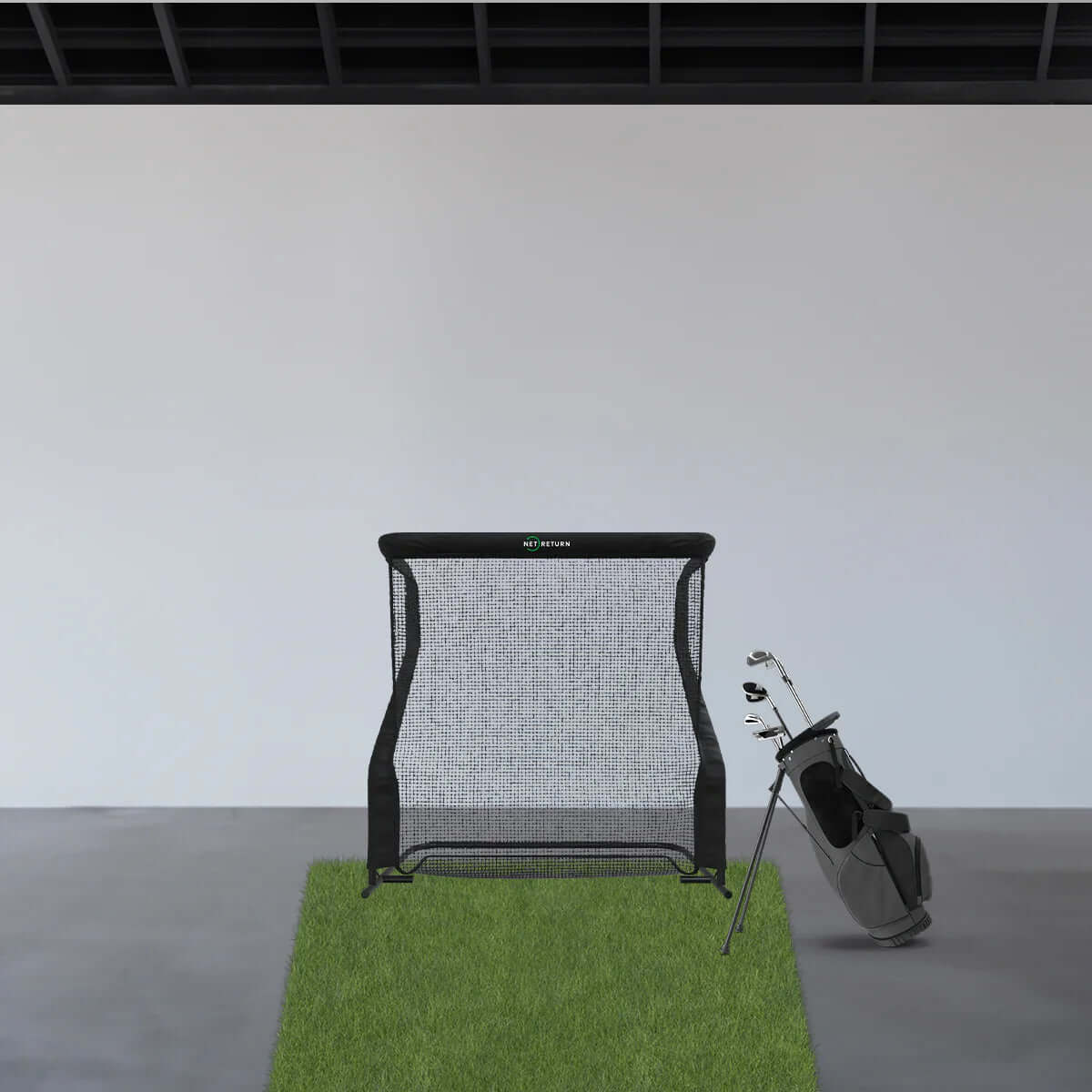 The Net Return Junior Home Series V2 - 4'6"w x 4'6"h Golf Net-My Golf Direct