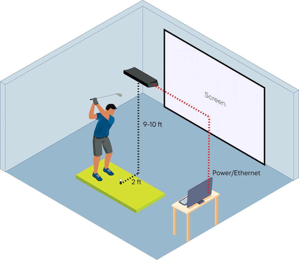 NVISAGE N1 Launch Monitor-My Golf Direct