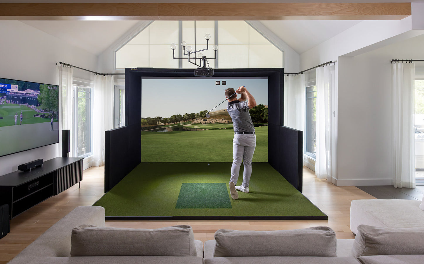 SimBooth Kit 2 Golf Simulator Enclosure