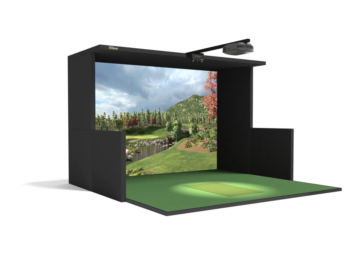 SimBooth Kit 2 Golf Simulator Enclosure